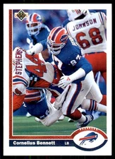 1991 Upper Deck Cornelius Bennett Buffalo Bills #41