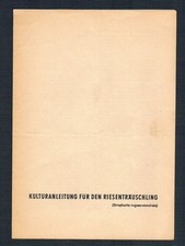 Kulturanleitung für den Riesenträuschling (...