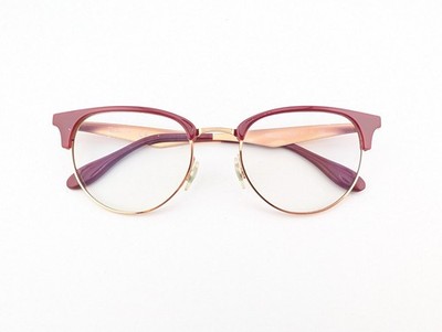 Ray Ban Eyeglasses, Frames Only, RB 6396, 8099, 51-19-140, Maroon, Metal