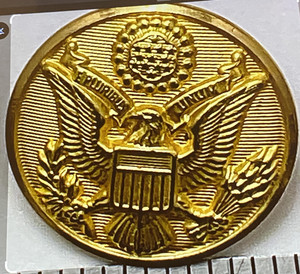 US Army Great Seal Waterbury Gold Uniform Buttons Set 10 Coat Cuff Large Small