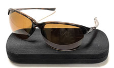 OAKLEY UNSTOPPABLE OO 9191-01 Brown Tortoise Plastic Rectangular Wrap Sunglasses