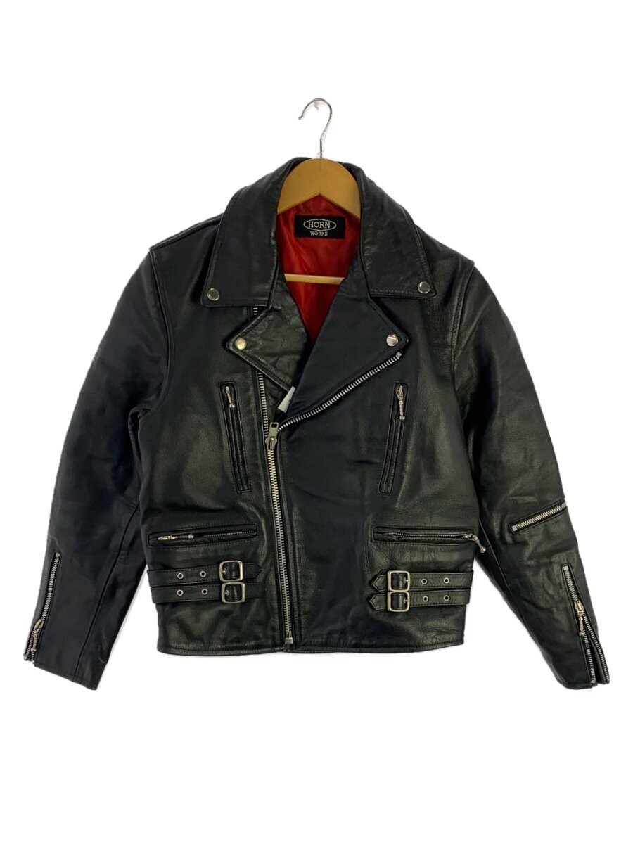 Horn Works Leather Jacket Blouson/S/Leather/Blk 1712