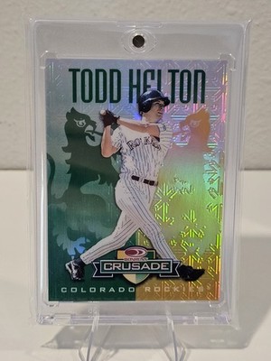 Todd Helton Rockies 1998 Donruss Crusade Green /250 HOF MINT 