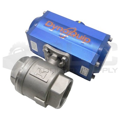 Dynaquip P2S28Ajda075A Edelstahl Pneumatisches Kugelventil 80Psi