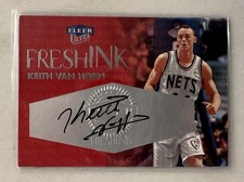 1999-00 Fleer Ultra Fresh Ink Keith Van Horn Autographed #299/500 Nets NBA