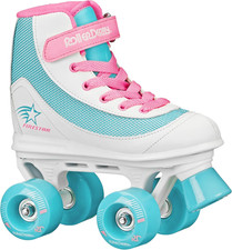 Roller Derby Youth Girl's FireStar Roller Skates, 2, Bubblegum