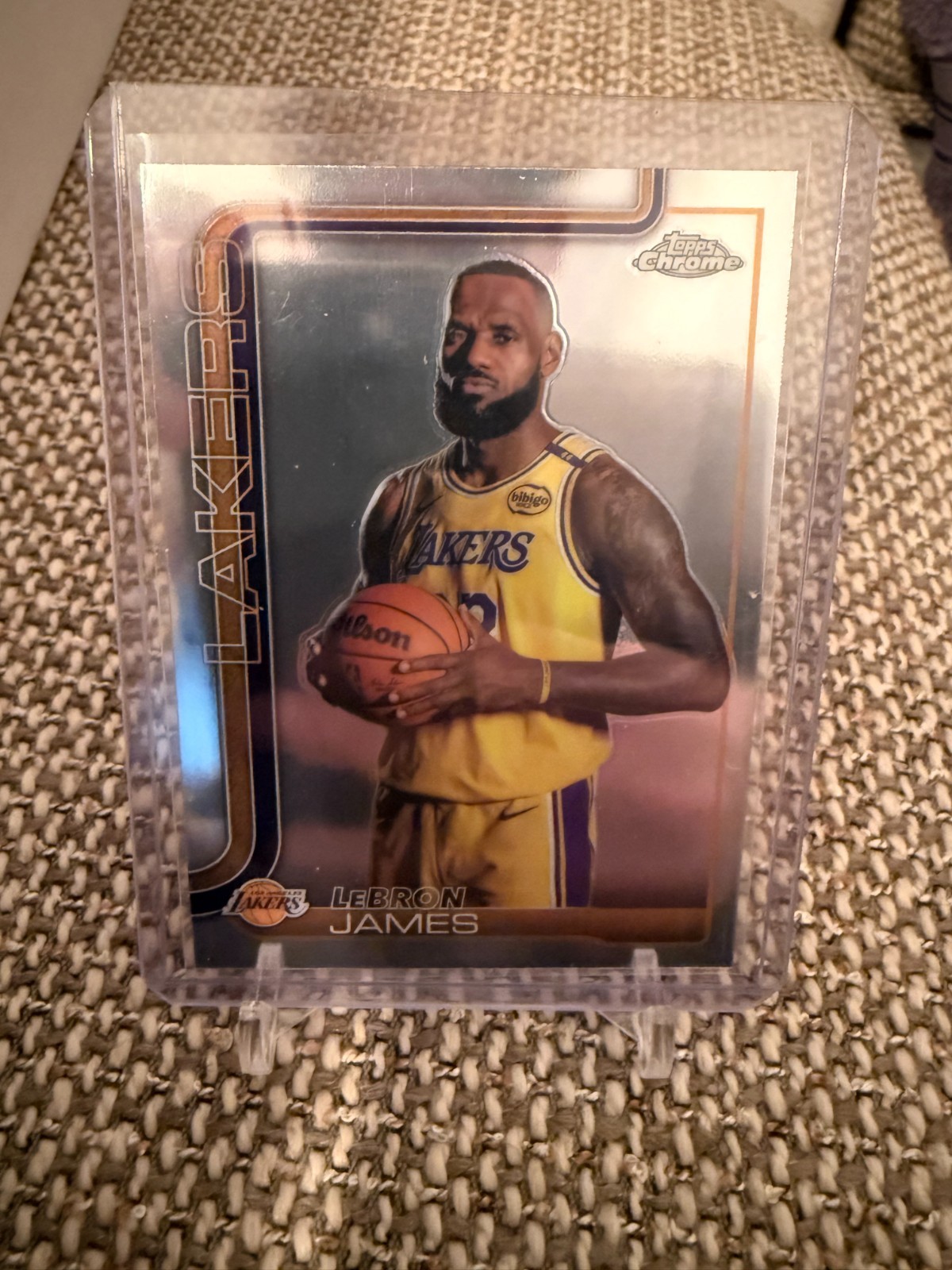 2025-26 Topps Chrome LeBron James Image Variation #127 Lakers SSP