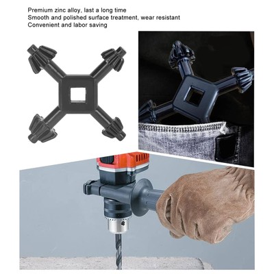 Bohrmaschine Presse Chuck Key Handschlüssel 4 In 1 Power Tool Zubehör Schwa UB