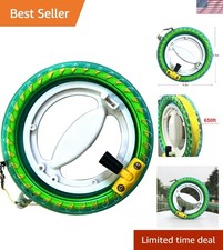 5.5" Professional Kite Line Winder with 60lb Line - Durable Green Design
