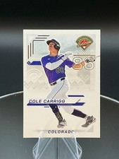 2025 Panini Prospect Edition #126 Cole Carrigg, Colorado Rockies