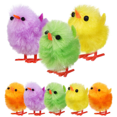 8PCS Easter Chicks Stuffed Animal Easter Mini Chicks Fuzzy Chicks Easter