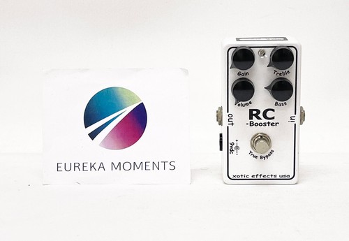 Xotic RC Booster White Guitar Effects Pedal Overdrive Clean Boost Used - 第 1/3 張圖片