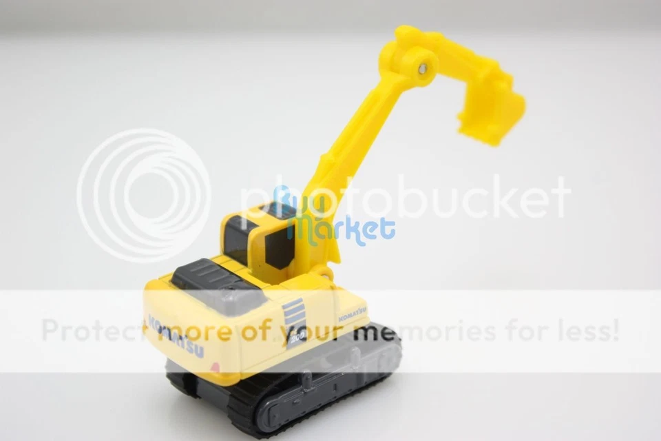 Takara Tomy Tomica #9 Komatsu Excavator PC200-10 1/122 Diecast Toy Car Japan - Image 4 of 4