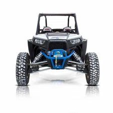 HMF Racing U4 Defender Front Bumper Guard Blue Polaris RZR UTV