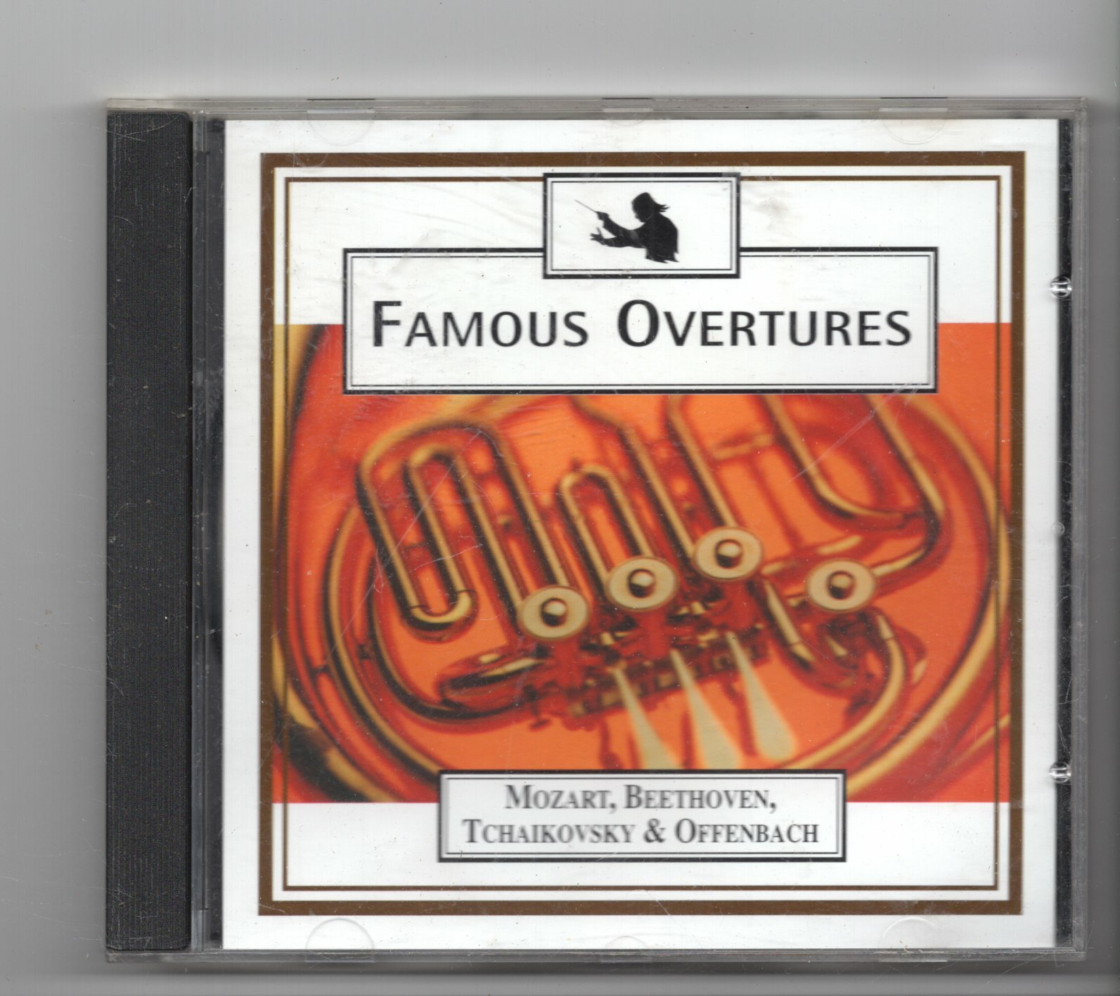 (JJ913) Famous Overtures, Mozart/Beethoven/Tchaikovsky/Offenbach - 1998 CD