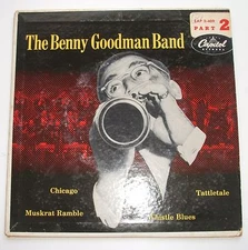 The Benny Goodman Band - Part 2 - EP Vinyl 7" 45 - Capitol Records - EAP 1-409