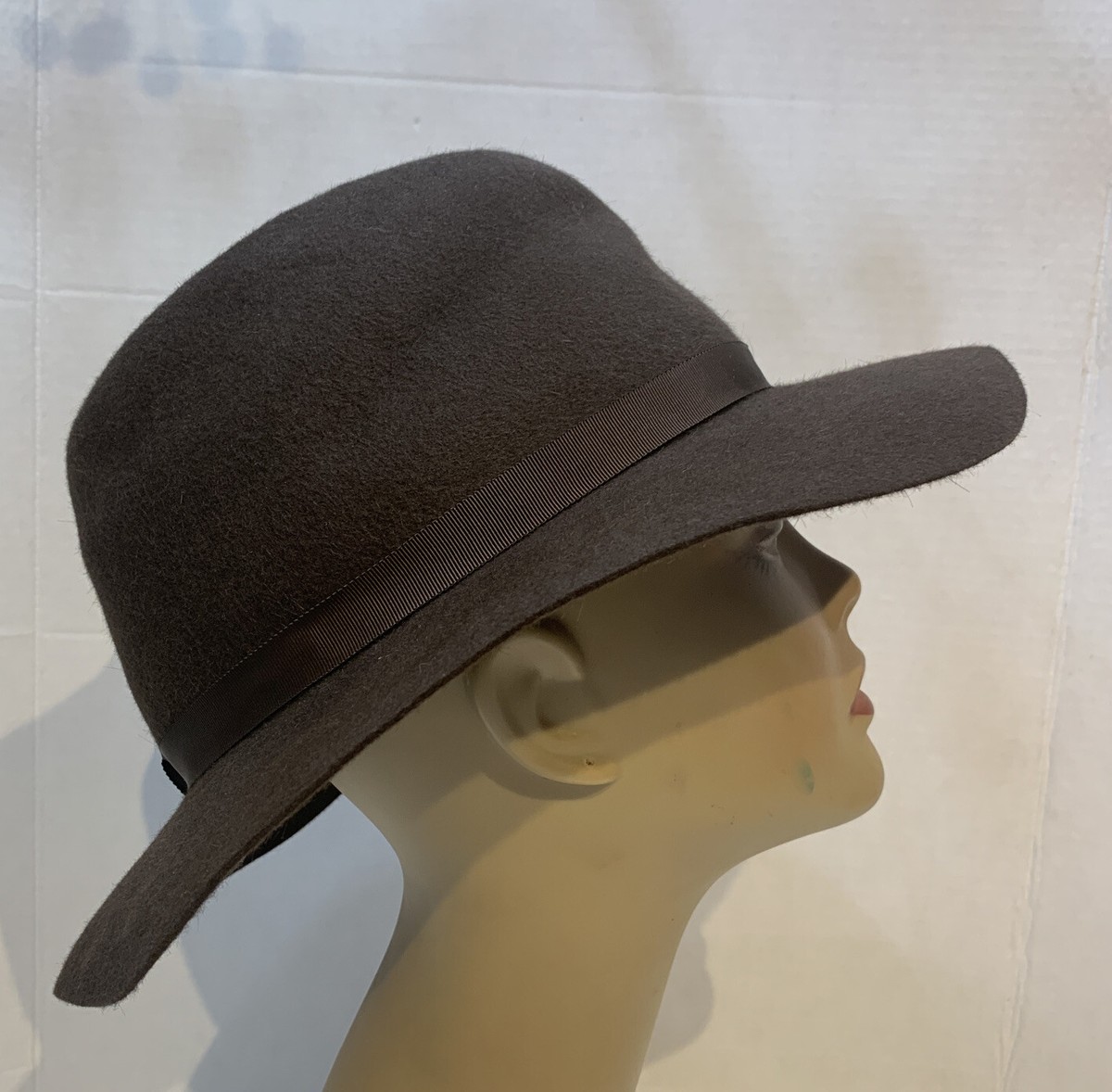Satya Twena, New York, wide brim, brown hat w Ribbon Large  display picture 1