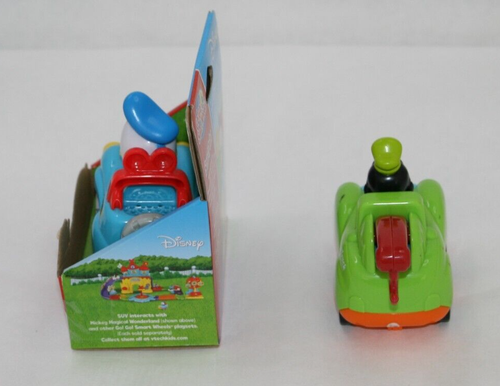 VTech Go! Go! Smart Wheels Disney Donald Duck & Goofy Convertible SUV Toy Music - Picture 2 of 11