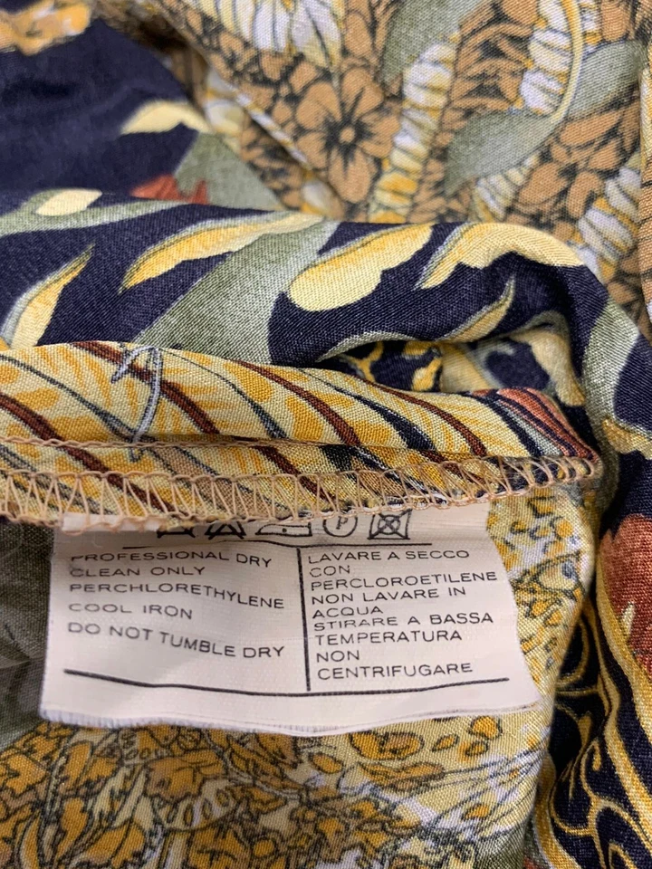 VINTAGE Salvatore Ferragamo Mint Silk Blouse Top One Size Women's A73 - Image 3 of 4