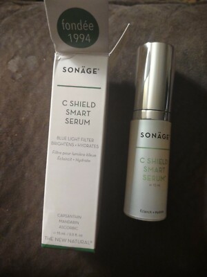 FULL SIZE Sonage C Shield Smart Serum Blue Light Filter 0.5oz/15ml NEW IN BOX 