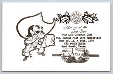 Postcard Art RPPC Postcard Collector's Club Lone Star 1970 49T
