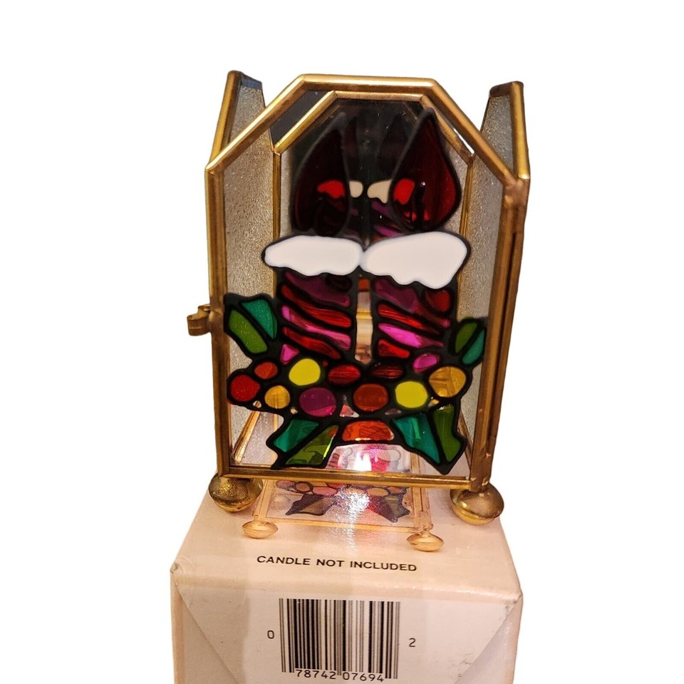 Vintage Votive Glass Candle Tea Light Holder Christmas Set of 2 eBay