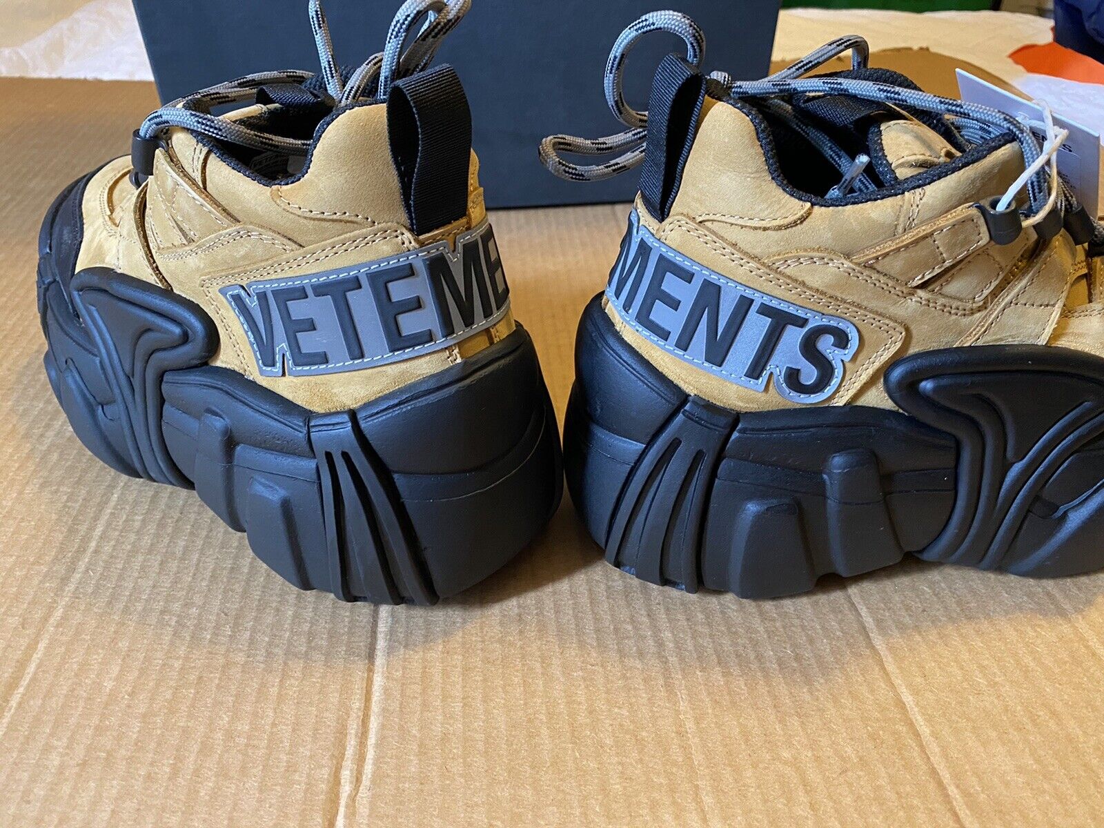 Vetements X Swear Nubuck Platform Sneakers US 5.5 Eur 38 Authentic