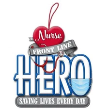Kurt Adler Front Line Nurse Hero Ornament Saving Lives Every Day