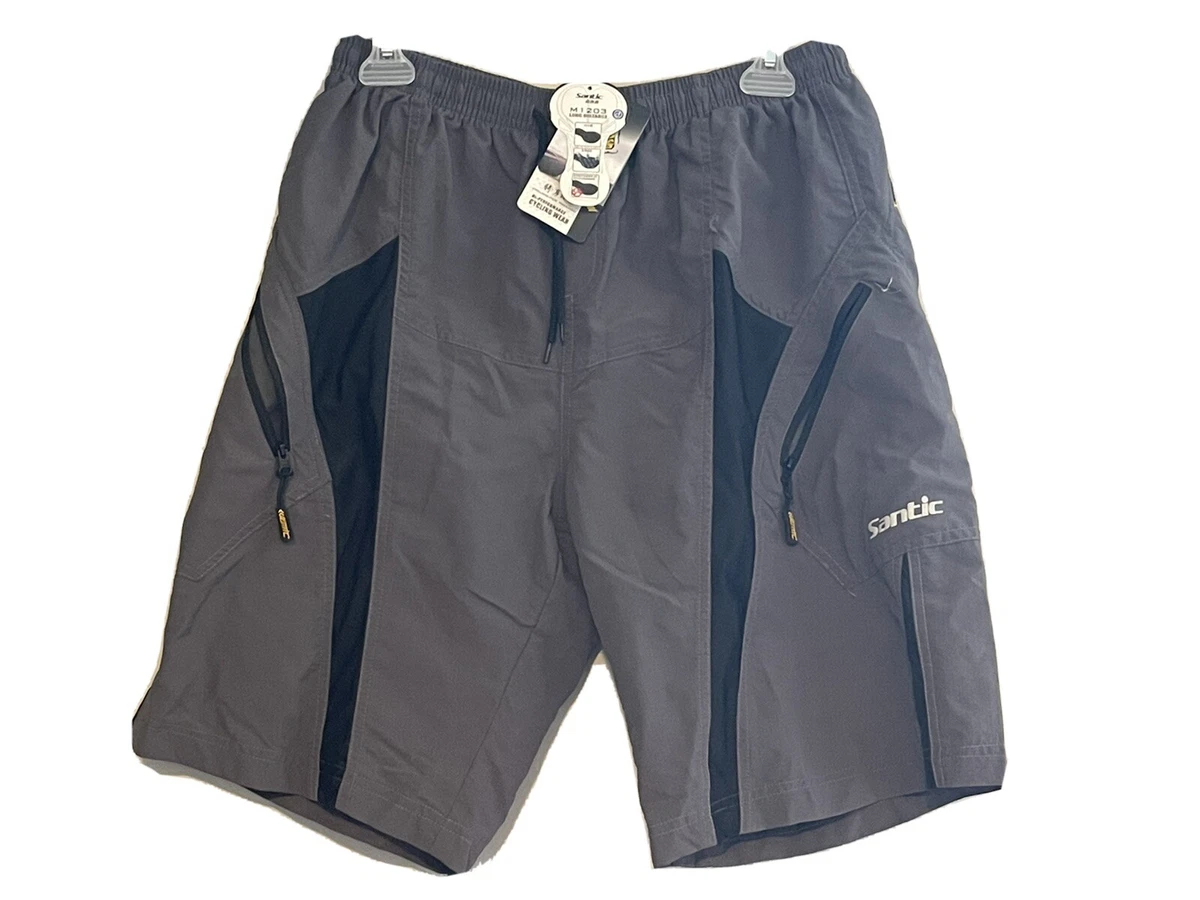 Santic XL 180 82A M1203 Long Distance Cycling Shorts Gray New With Tags Men s
