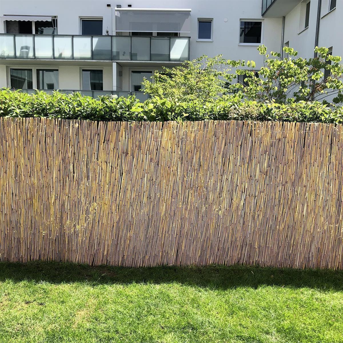 Schilfrohrmatte Sichtschutz Windschutz Sichtschutzmatte Schilfmatte  Bambusmatte | eBay.de