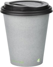 6 Oz Compostable Single Wall Coffee Cup Eco Friendly Paper Leakproof 50-100PCS