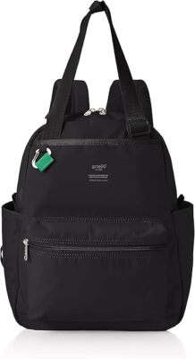 ANELLO 2WAY Backpack A4 Water repellent BASE ATM0521 Black Nylon Unisex New  | eBay