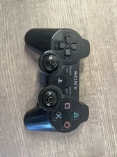 OEM Sony PlayStation 3 Controller PS3 BLACK SixAxis NO POWER FOR PARTS AS IS