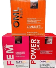 OML Plus, OML Fem And Power Gain 30 Sachets Each Box