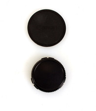 Canon F-1 Body Cap and Rear Lens Cap