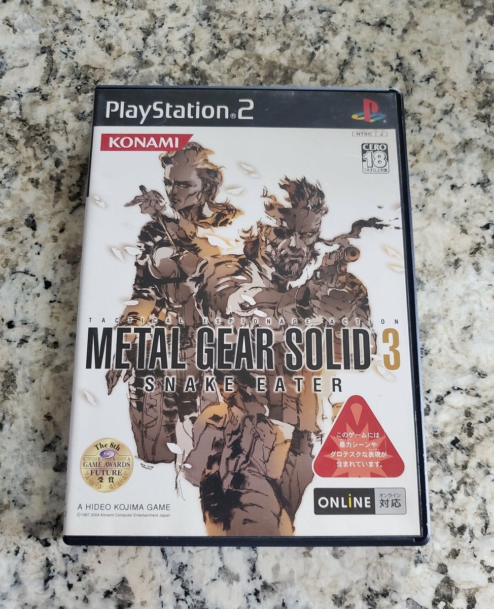 Jeu Metal Gear Solid 3 Snake Eater PS2 - Version Japon NTSC-J - Complet