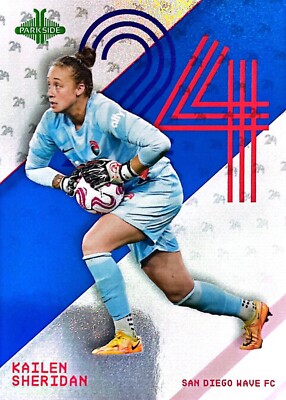 KAILEN SHERIDAN 2024 Parkside NWSL Volume 1 Ultimate Team 2024 Foil Card #1 WAVE