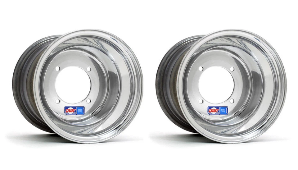 DWT Polished Rear Wheels Rims 9" 9x9 4/115 Yamaha Raptor 700/660 YFZ450 Banshee - Bild 1 von 1