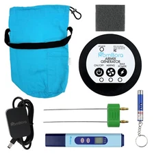 Colloidal Silver Generator Kit Certified Pure Silver 12ga 99.99% AirMix Frombora