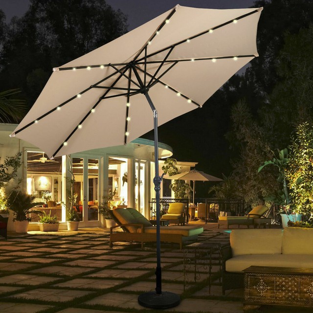 Navy Rectangular Steel Crank Patio Outdoor Umbrella Canopy Jordan 6 5ft X 10ft Garden Structures Shade Equipment Yard Garden Outdoor Living Items