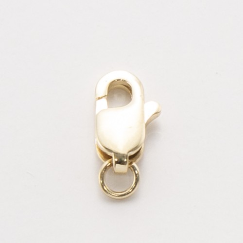 4mmX11mm Lobster Claw Clasp Jump Ring Polished Real 14K Yellow Gold 0.7grams 4mmX11mm Lobster Claw Clasp Jump Ring Polished Real 14K Yellow Gold 0.7grams