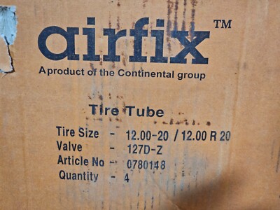 Box of 4 Airfix Continental Tire Tube 12.00-20 12.00-R20 F 127D-Z