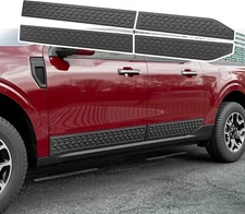 Door Molding Trim Rocker Panel Body Side Panel Trim For 2021-2024 Ford F150