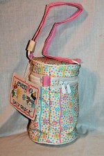 NEW WITH TAG VINTAGE EVENFLO BABY FRIGDE BOTTLE INSULATED 5" X 8" TALL PINK