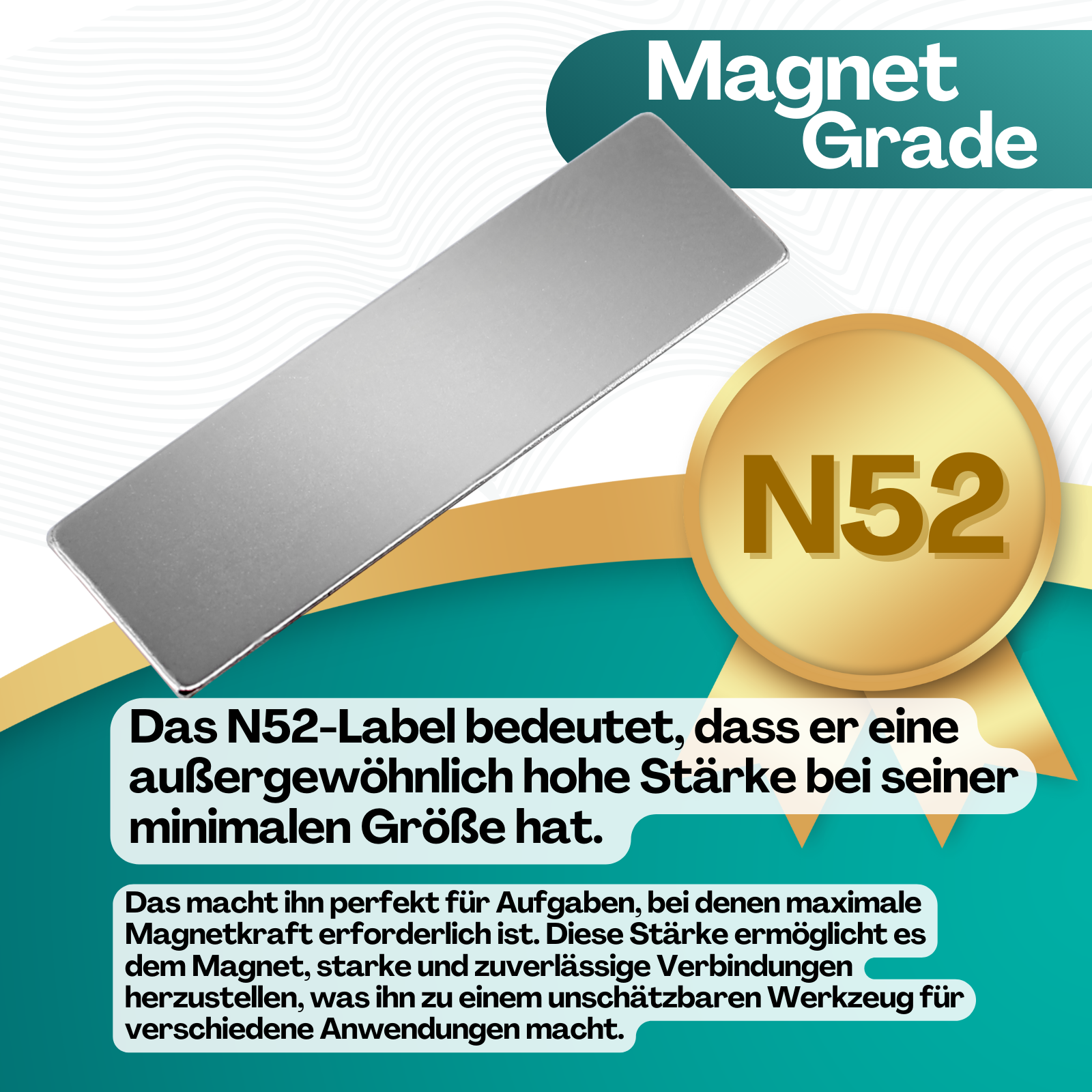 20 x Neodym Magnet selbstklebend Quader 40x12x1 mm Klebemagnete 3M