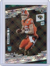2021 Panini Prestige #201 Trevor Lawrence Xtra Points Diamond + Base Rookie Card