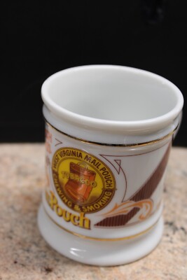 1984 THE CORNER STORE PORCELAIN CUP COLLECTION MAIL POUCH TOBACCO FRANKLI