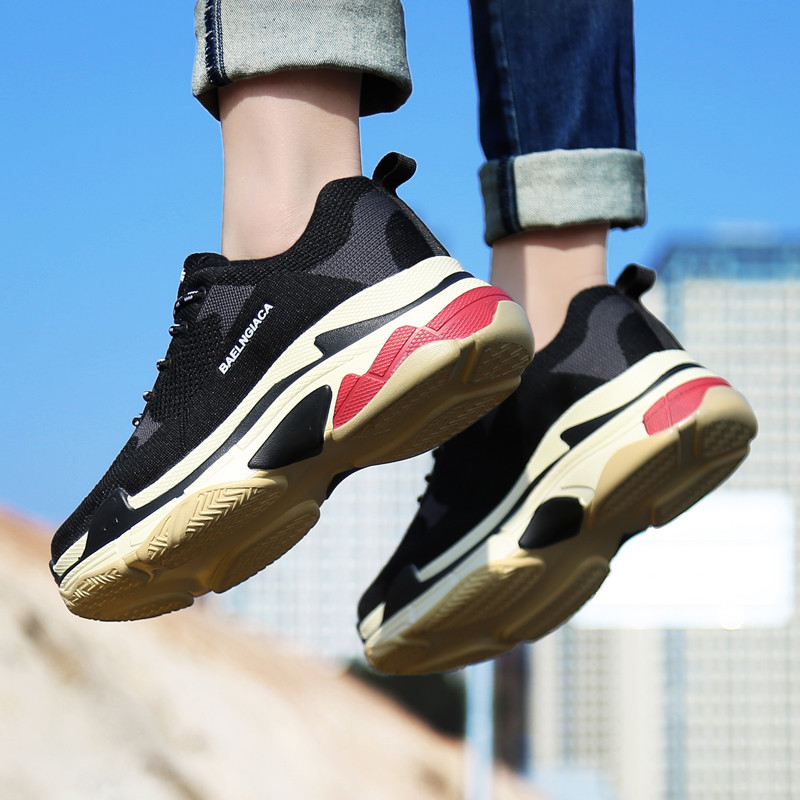 Triples Zapatillas Hombre Mujer Deporte con De Plataforma Zapatos con Deporte Cordones Tenis Deportivas Nuevo Y1 0e2228 Triples Zapatillas Hombre Mujer Deporte con De Plataforma Zapatos con Deporte Cordones Tenis Deportivas Nuevo Y1 0e2228
