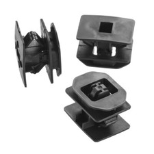 Sujetador de plástico con clip para tablero de cejas para faldones laterales de automóvil para Ford Fiesta Mondeo Kuga