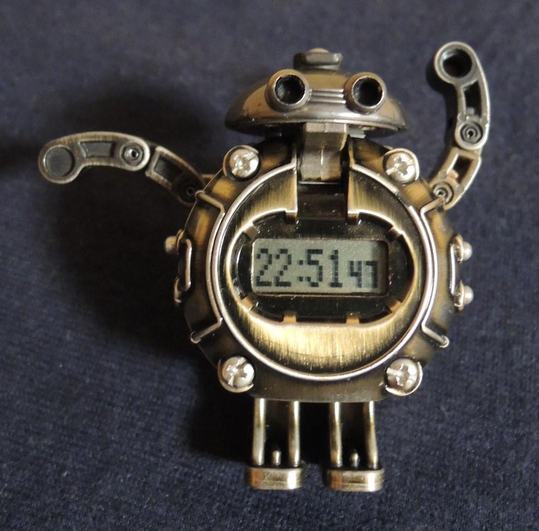 Bandai Tokima Steam Head watch wristwatch Silver Color Retro Bandai Tokima Steam Head watch wristwatch Silver Color Retro